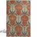 Bloomsbury Market One-of-a-Kind Palmquist Hand-Knotted Wool Gray/Red Area Rug AFRU1971